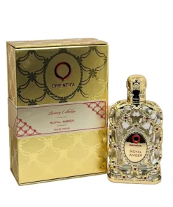 Perfume Royal Amber Luxe unisex oriental amaderado bergamota vainilla Bogota Colombia